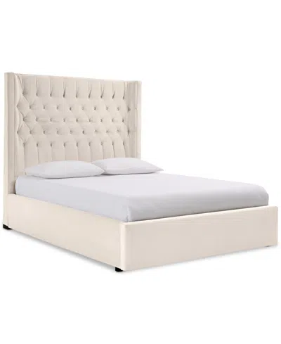 Macy's Cadelyn Full Upholstered Storage Bed In Sand