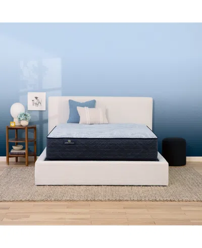 Serta Perfect Sleeper Blue Lagoon Night 13" Plush Mattress-king In Transparent