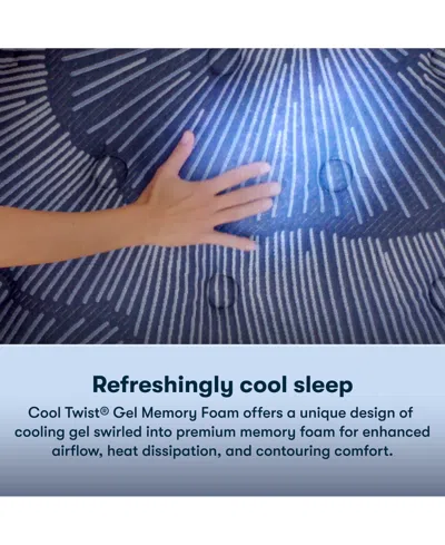 Serta Perfect Sleeper Cobalt Calm 14" Medium Pillow Top Mattress-twin Xl In Transparent