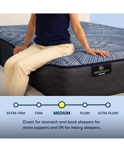 Serta Perfect Sleeper Dazzling Night 12" Medium Hybrid Mattress, California King In Transparent