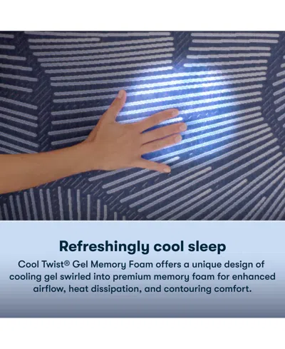 Serta Perfect Sleeper Dazzling Night 12" Firm Hybrid Mattress, California King In Transparent