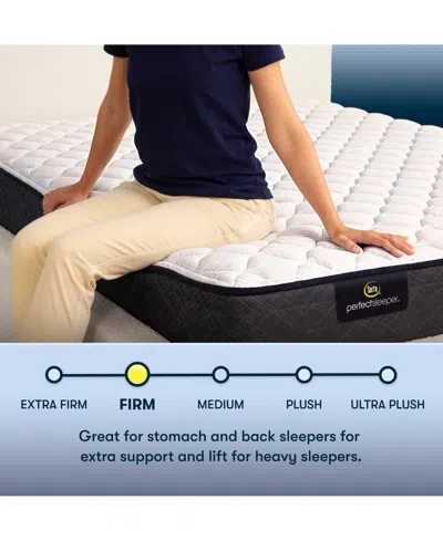 Serta Perfect Sleeper Adoring Night 10.5" Firm Mattress Set-king In Transparent