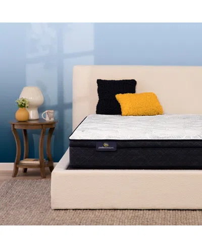 Serta Perfect Sleeper Adoring Night 11" Plush Euro Top Mattress Set, Queen Split In Transparent