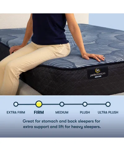 Serta Perfect Sleeper Dazzling Night 12" Firm Hybrid Mattress Set, Queen In Transparent