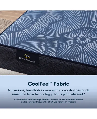 Serta Perfect Sleeper Dazzling Night 12" Firm Hybrid Mattress Set, Queen In Transparent