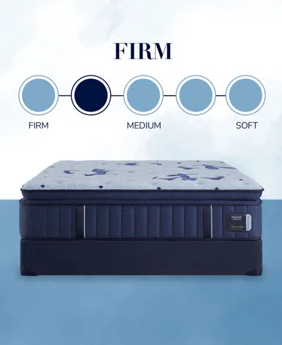 Stearns & Foster Estate 15" Firm Euro Pillowtop Innerspring Luxury Mattress- Queen In Transparent