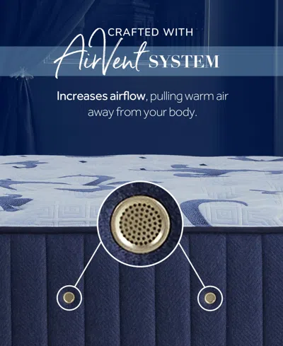 Stearns & Foster Estate 15" Firm Euro Pillowtop Innerspring Luxury Mattress- Queen In Transparent