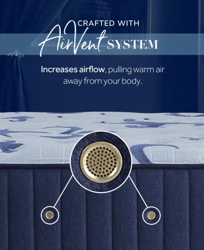 Stearns & Foster Estate 15" Soft Euro Pillowtop Innerspring Luxury Mattress- Full In Transparent