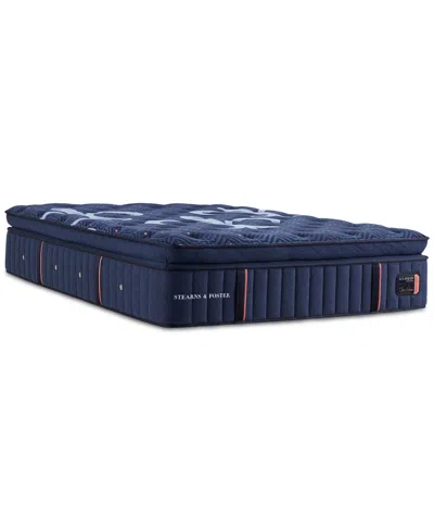 Stearns & Foster Lux Estate 16" Firm Euro Pillowtop Innerspring Luxury Mattress- Queen In Transparent