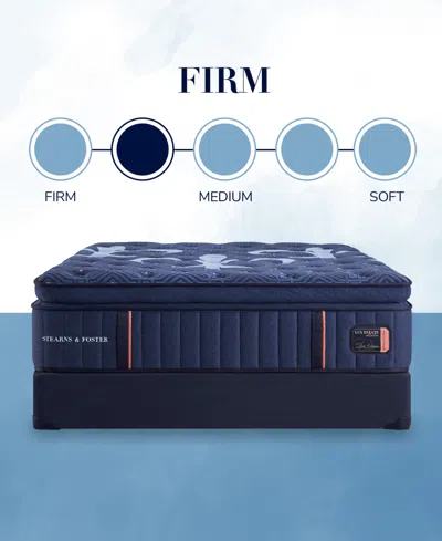 Stearns & Foster Lux Estate 16" Firm Euro Pillowtop Innerspring Luxury Mattress- Queen In Transparent