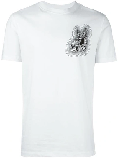 Mcq By Alexander Mcqueen Mcq Alexander Mcqueen White Bunny Be Here Now T-shirt