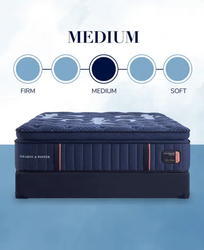 Stearns & Foster Lux Estate 16" Medium Euro Pillowtop Innerspring Luxury Mattress- Twin Xl In Transparent