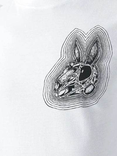 Shop Mcq By Alexander Mcqueen Bunny Print T-shirt