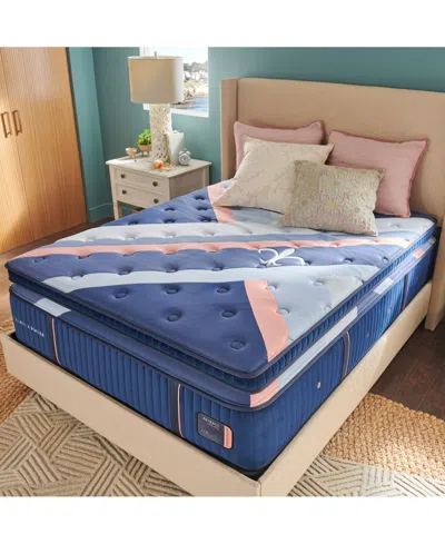 Stearns & Foster Reserve Duet 17" Firm Euro Pillowtop Innerspring Luxury- California King In Transparent