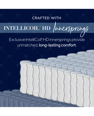 Stearns & Foster Reserve Duet 17" Firm Euro Pillowtop Innerspring Luxury- King In Transparent