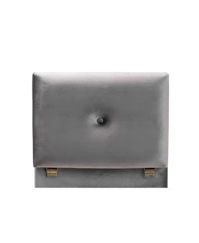 Baxton Studio Elias Modern And Contemporary Velvet Fabric Upholstered And Finished Wood Storage Ottoman