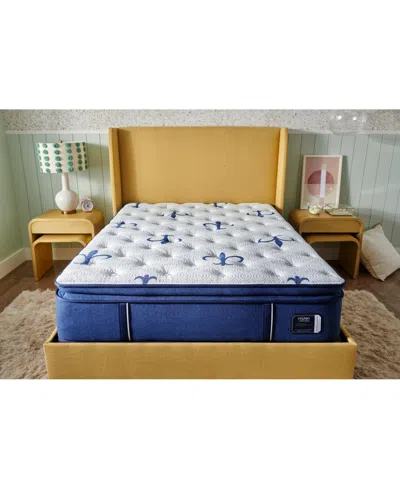 Stearns & Foster Studio 14.5" Medium Euro Pillowtop Innerspring Luxury Mattress Set- King In Transparent