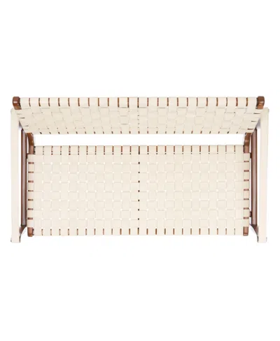 Safavieh Dilan 52" Leather Loveseat