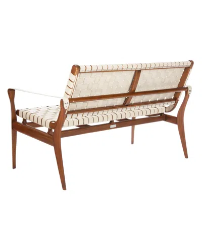 Safavieh Dilan 52" Leather Loveseat