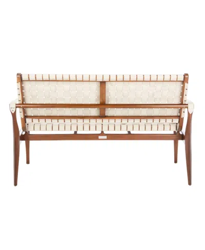 Safavieh Dilan 52" Leather Loveseat