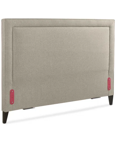 Macy's Naliya Upholstered Queen Headboard In Sand