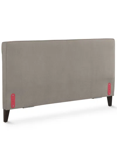 Macy's Mariley Upholstered Queen Headboard In Brown