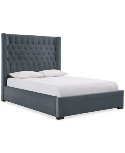 Macy's Cadelyn Upholstered California King Bed In Gray