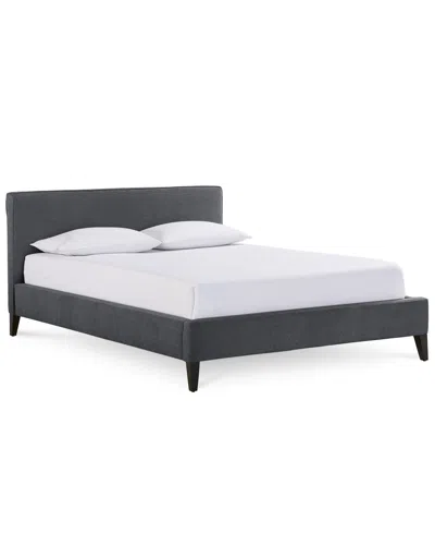 Macy's Mariley Upholstered King Bed In Gray