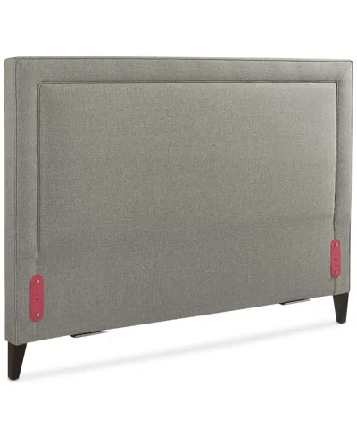 Macy's Naliya Upholstered Twin Headboard In Gray