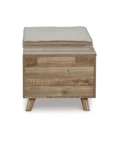 Signature Design By Ashley Gerdanet Storage Bench In Multi