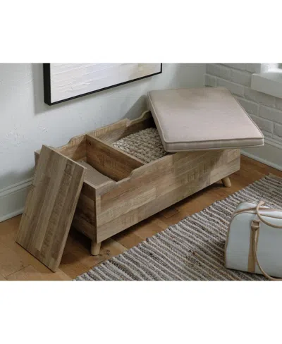Signature Design By Ashley Gerdanet Storage Bench In Multi