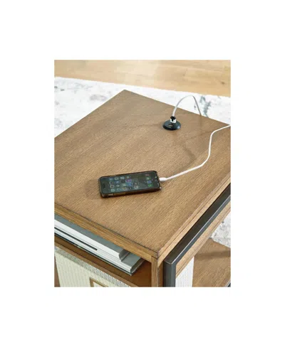 Signature Design By Ashley Fridley Rectangular End Table In Multi