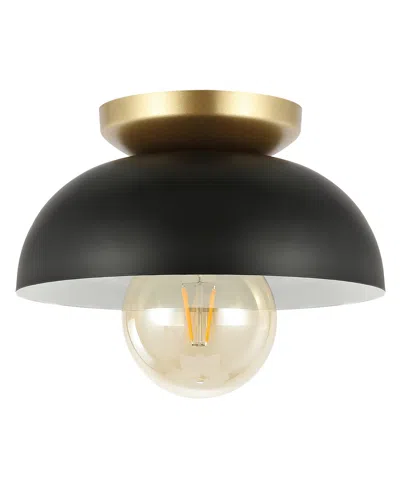 Jonathan Y Paulina 8.5" 1-light Classic Industrial Iron Led Flush Mount