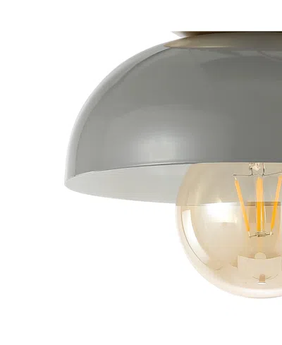 Jonathan Y Paulina 8.5" 1-light Classic Industrial Iron Led Flush Mount