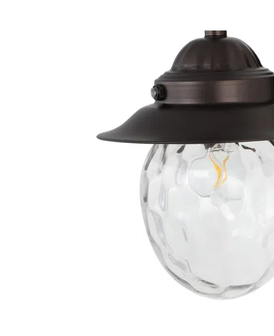 Jonathan Y Rodanthe 8.25" 1-light Farmhouse Industrial Iron, Glass Outdoor Led Sconce