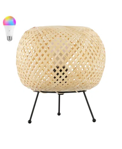 Jonathan Y Palma Mini Table Lamp In Neutral