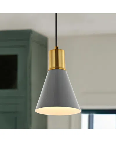 Jonathan Y Apollo 6" 1-light Mid-century Modern Iron Led Pendant