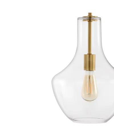Jonathan Y Watts 10.5" 1-light Mid-century Modern Iron, Glass Led Pendant