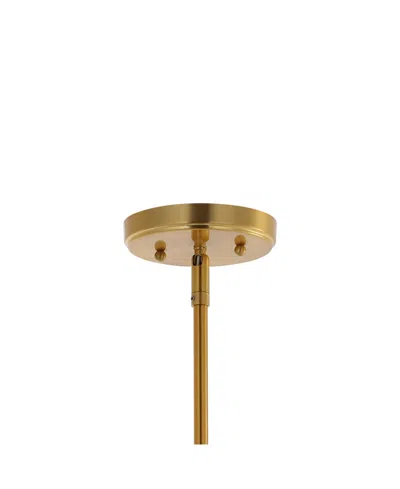 Jonathan Y Watts 10.5" 1-light Mid-century Modern Iron, Glass Led Pendant