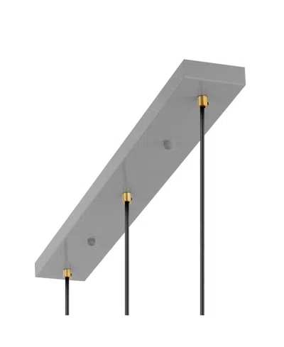 Jonathan Y Apollo 33.5" 3-light Mid-century Modern Iron Adjustable Linear Led Pendant