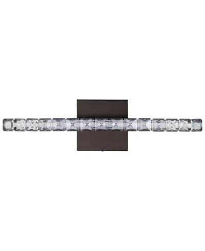Jonathan Y Alyson 18" 1-light Bohemian Industrial Iron, Acrylic Integrated Led Vanity Light
