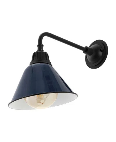 Jonathan Y Croydon 9.63" 1-light Farmhouse Industrial Indoor, Outdoor Iron Led Gooseneck Arm Outdoor Sconce In Multi