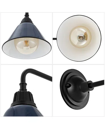 Jonathan Y Croydon 9.63" 1-light Farmhouse Industrial Indoor, Outdoor Iron Led Gooseneck Arm Outdoor Sconce In Multi