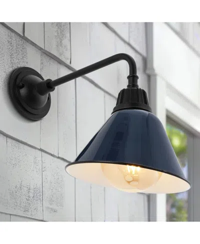 Jonathan Y Croydon 9.63" 1-light Farmhouse Industrial Indoor, Outdoor Iron Led Gooseneck Arm Outdoor Sconce In Multi