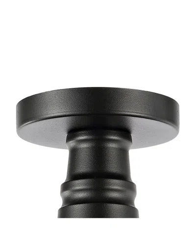 Jonathan Y Camila 14" 1-light Classic Industrial Indoor, Outdoor Iron Led Semi Flush Mount In Multi