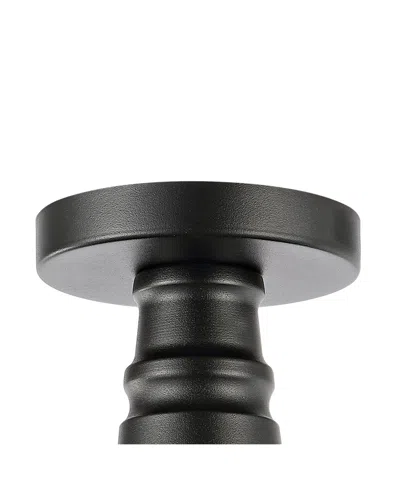 Jonathan Y Camila 14" 1-light Classic Industrial Indoor, Outdoor Iron Led Semi Flush Mount In Multi