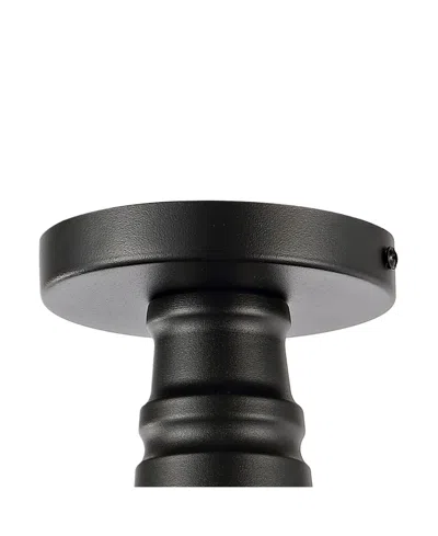 Jonathan Y Camila 14" 1-light Classic Industrial Indoor, Outdoor Iron Led Semi Flush Mount In Multi