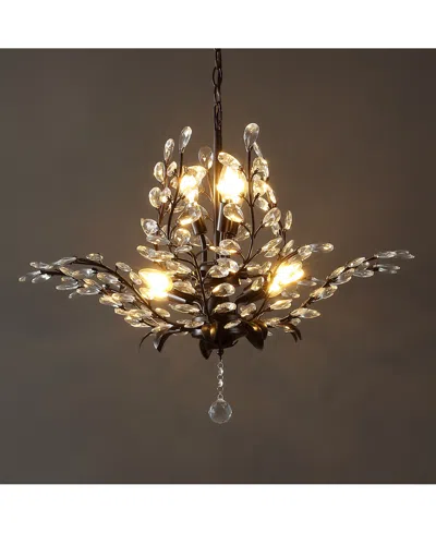 Jonathan Y Diantha 28.5" 7-light Contemporary Bohemian Iron, Acrylic Led Pendant
