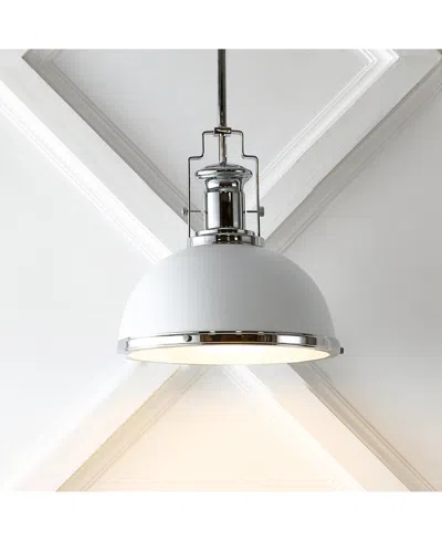 Jonathan Y Homer 13" 1-light Modern Industrial Iron Led Dome Pendant