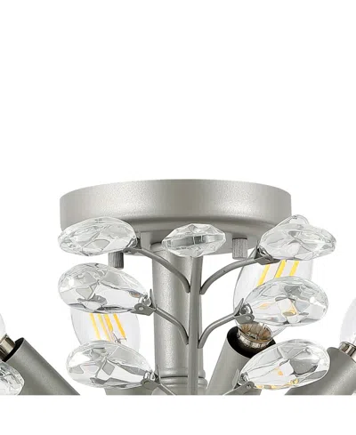 Jonathan Y Elisana 26" 4-light Contemporary Bohemian Iron, Acrylic Led Semi Flush Mount